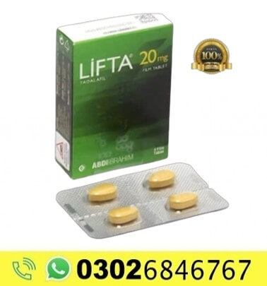 Lifta 20 mg Tadalafil in Pakistan Made in Turkey