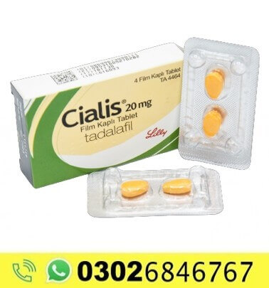 Cialis 20mg 4 Tablets Made in Turkey