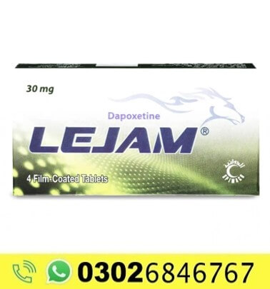 Lejam Dapoxetine 30 mg Tablet 4pcs Made in Saudia