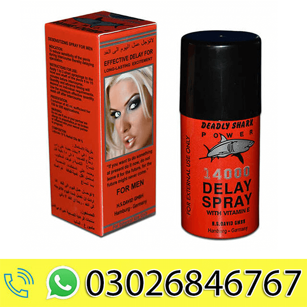 Deadly Shark Power Delay Spray 14000 in Pakistan
