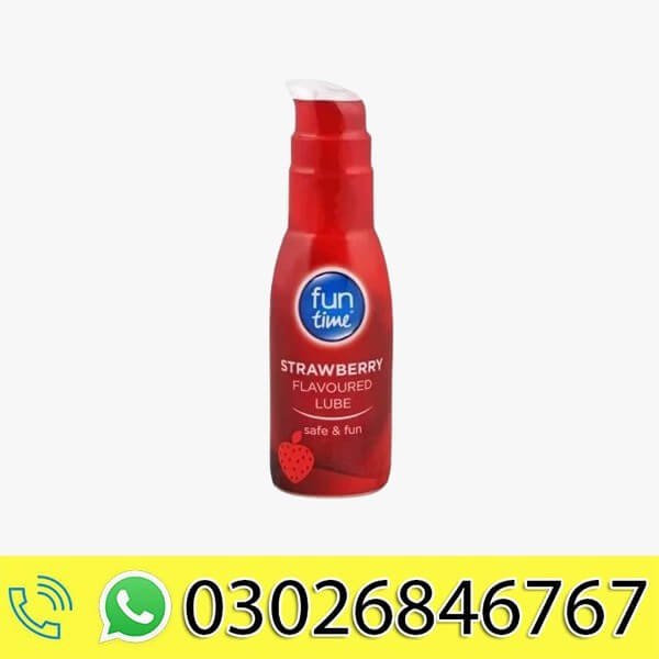 Fun Time Strawberry Flavoured Lube in Pakistan